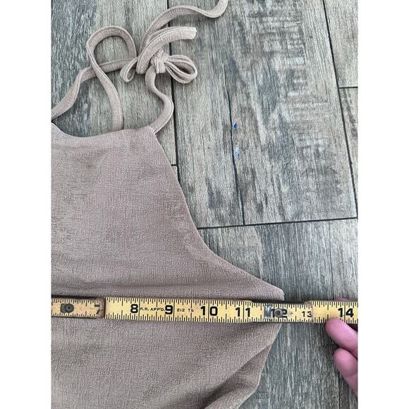 Petal and Pup Women's Brown Gold Bailee Cutout Scarlette Maxi Dress Size 2 - Picture 9 of 12